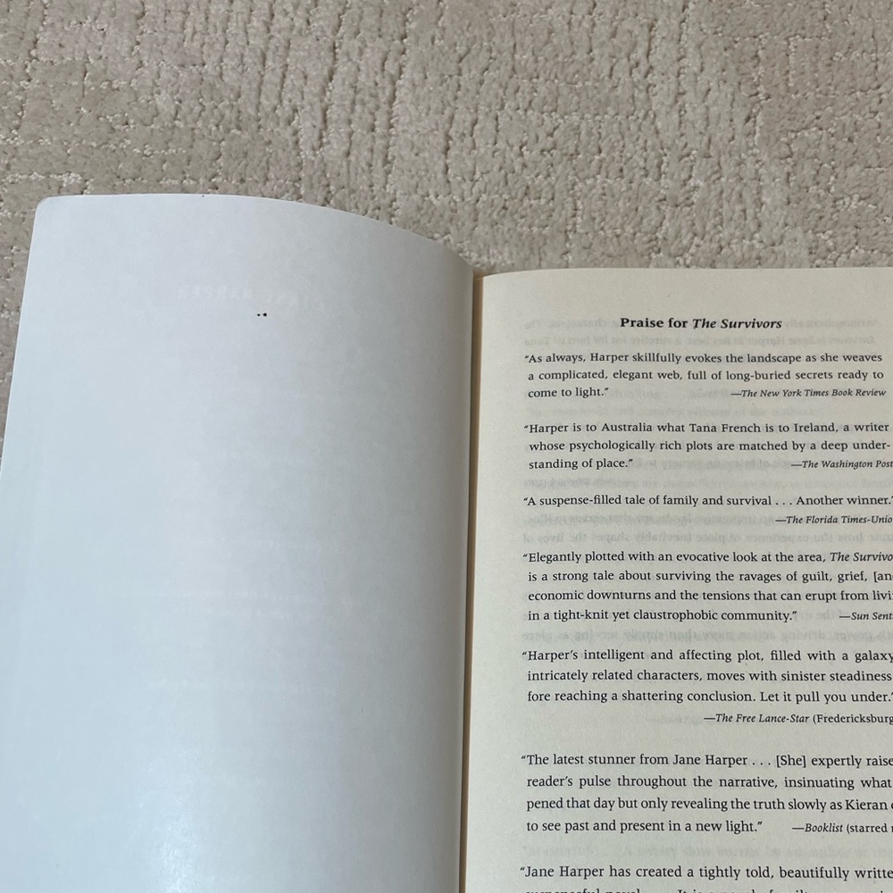 The Survivors: A Novel by Jane Harper - paperback - Picture 10 of 10